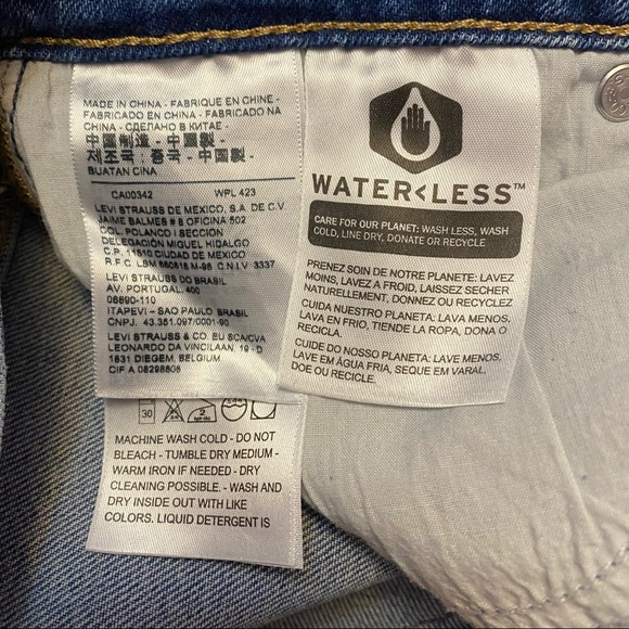 Levi’s Ripped Skinny Jean High Rise Pants - Picture 10 of 15